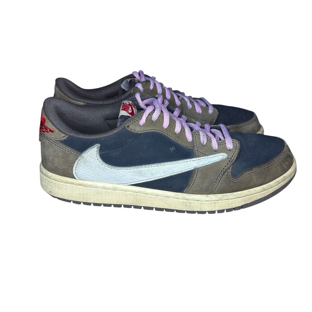 Travis Scott Jordan 1 Retro Low OG Mocha Sneakers Size 9.5 Men